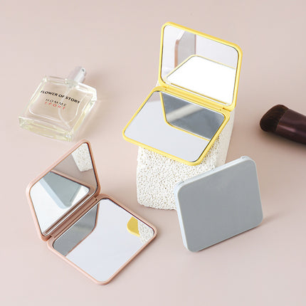 Miroir de maquillage double face portable