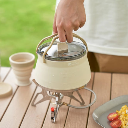 Ensemble bouilloire et tasse pliables portables