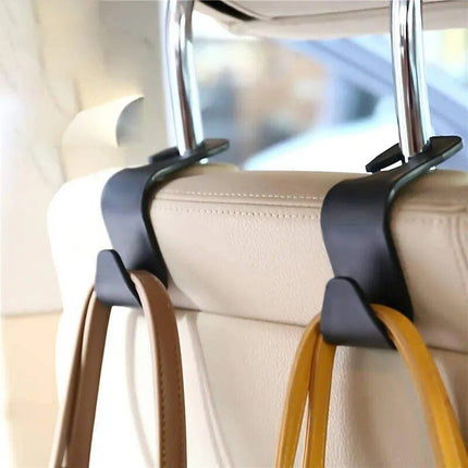 Car Seat Headrest Hook: Streamlined Storage for Bags & Clothes - Wnkrs