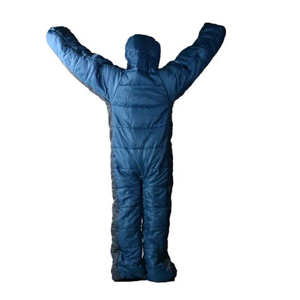 Versatile 3-Season Humanoid Sleeping Bag for Outdoor Enthusiasts - Wnkrs