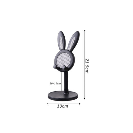 Support réglable pour téléphone et tablette en forme de lapin mignon