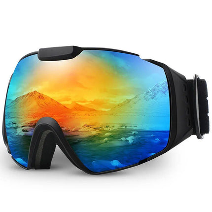 Multi-Purpose OTG Ski Goggles with Anti-Fog, UV Protection & Helmet Compatibility - Wnkrs