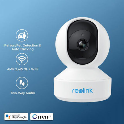 2K 4MP Pan & Tilt WiFi Indoor Camera with 2-Way Audio and AI Detection - Wnkrs