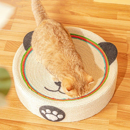 Deluxe Round Cat Scratching Pad - Wnkrs