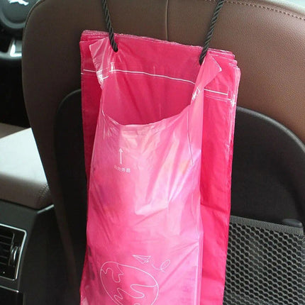 Multi-Use Disposable Auto Trash Bags - 50pcs Adhesive Car Garbage Bin Organizers - Wnkrs