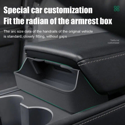 Center Console Storage Organizer for Tesla Model 3 & Model Y - Wnkrs