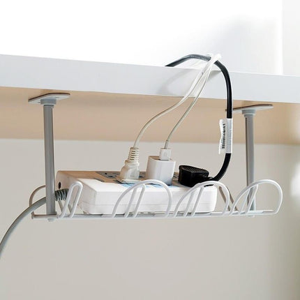 Multi-Functional Desk Organizer with Cable Management and Storage Rack - Wnkrs