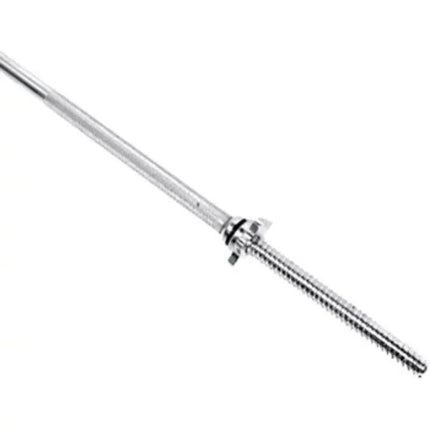 6-Foot Solid Steel Standard Barbell with Threaded Ends - Wnkrs