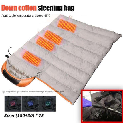 USB Heated Waterproof Sleeping Bag - Wnkrs