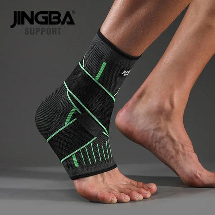 Protective Ankle Brace for Sports with Compression Nylon Strap - Wnkrs