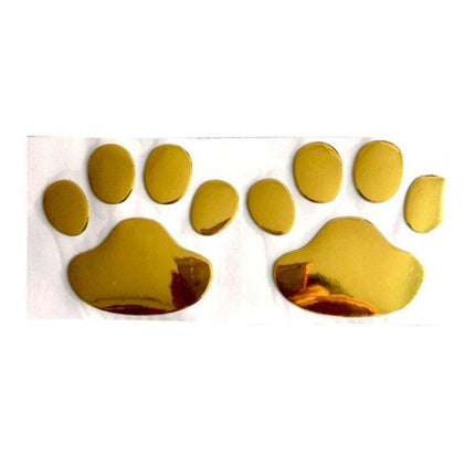 3D Paw Print Car Stickers - Adhesive Animal Footprint Decals - Wnkrs