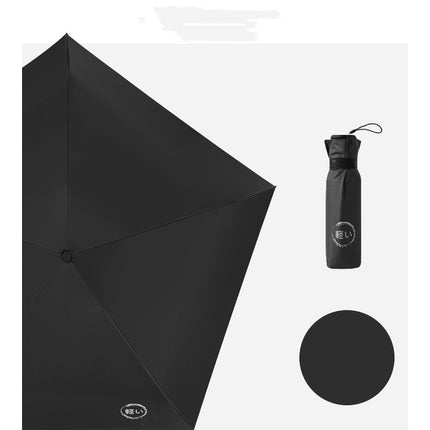 Thumb Umbrella Sunscreen UV Protection Ultra-light Compact Portable Pocket Black - Wnkrs