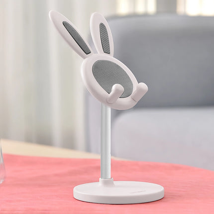 Support réglable pour téléphone et tablette en forme de lapin mignon