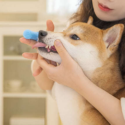 Cepillo de dientes de dedo súper suave para mascotas