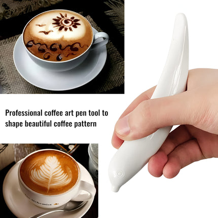 Stylo électrique Latte Art pour la décoration de café, de gâteaux et d'épices