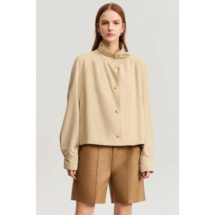 Minimalist Military Women’s Coat