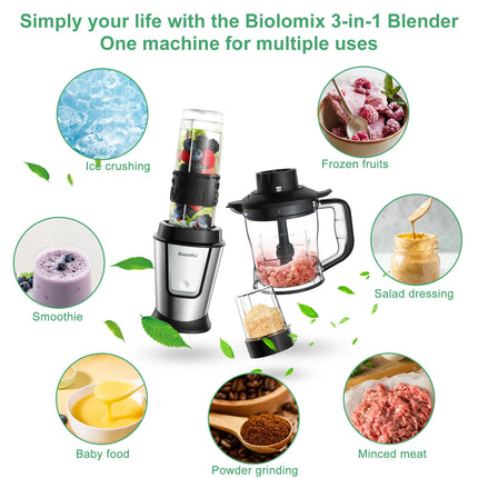 3-in-1 Multifunctional Food Processor