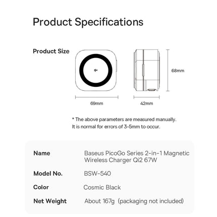 Chargeur magnétique sans fil 15 W