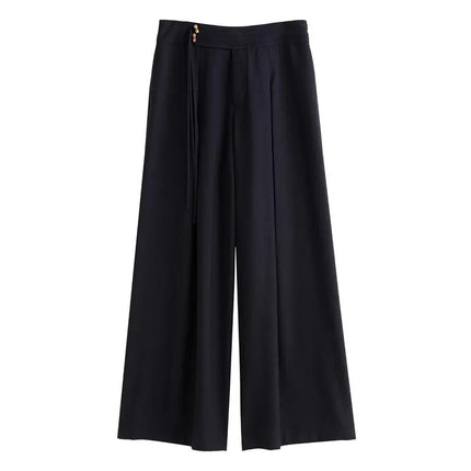 Pantalon long noir pour femme