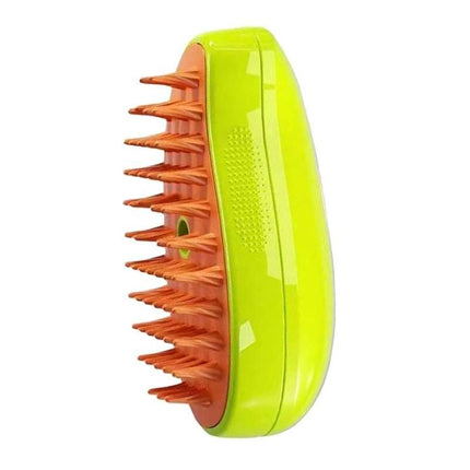 3-in-1 Steamy Cat Grooming Brush with USB Charging - Wnkrs