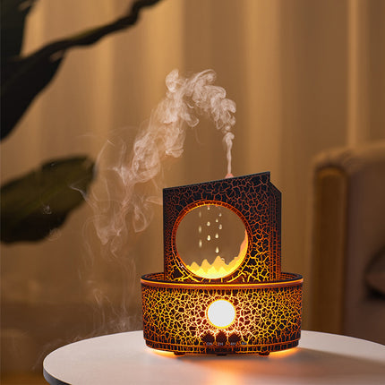 Rain Cloud Ultrasonic Aroma Diffuser & Humidifier with 3-Color LED Light & Remote Control