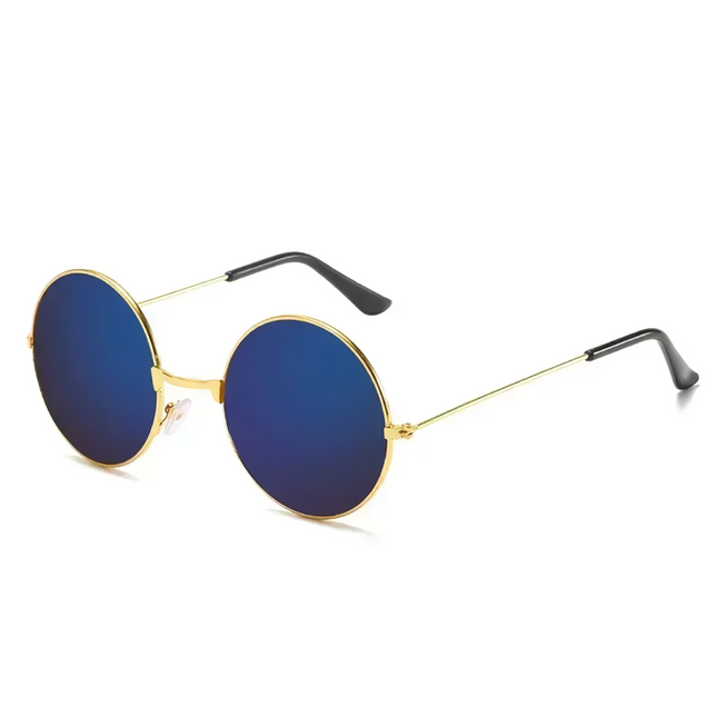 Stylish Retro Round Metal Sunglasses