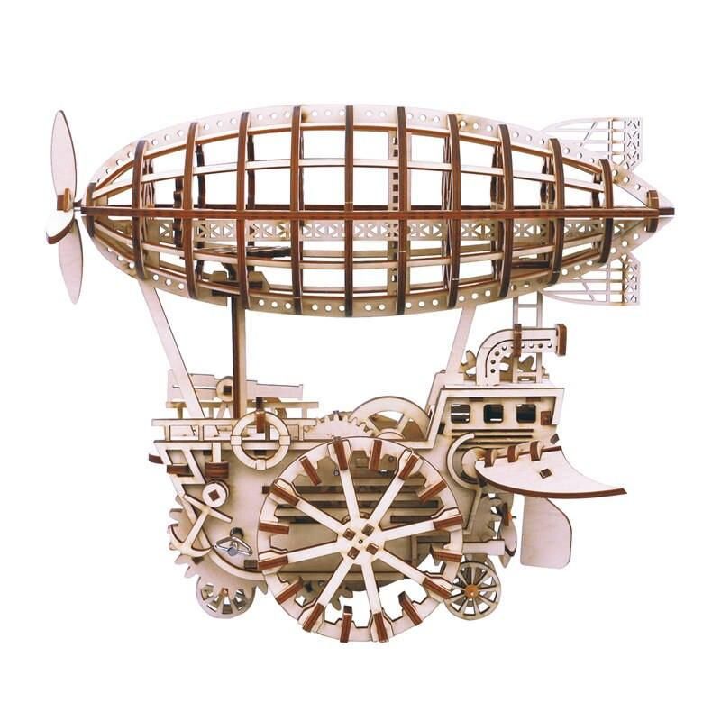 DIY Wooden Airship Model Kit