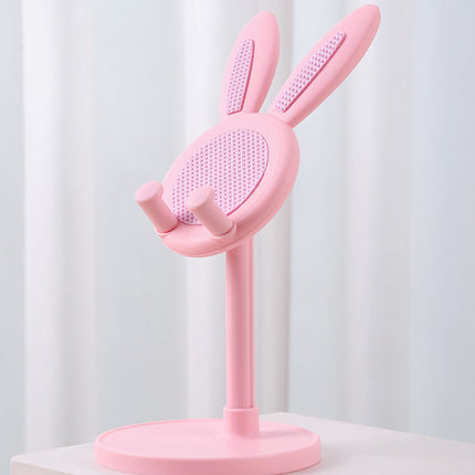 Support réglable pour téléphone et tablette en forme de lapin mignon