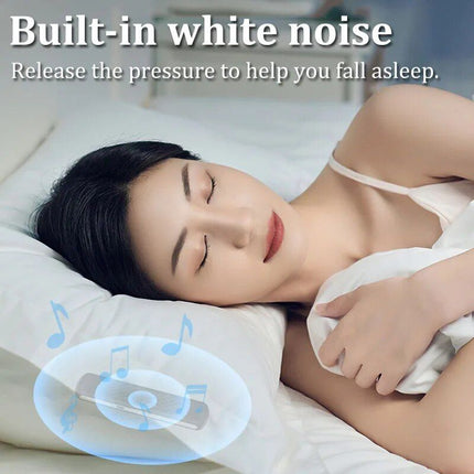 Wireless Bone Conduction Bluetooth Speaker; Under Pillow Music Box with Built-in White Noise for Improved Sleep - Wnkrs