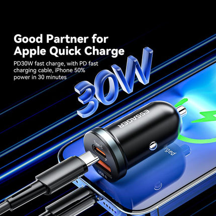 30W USB C Car Charger