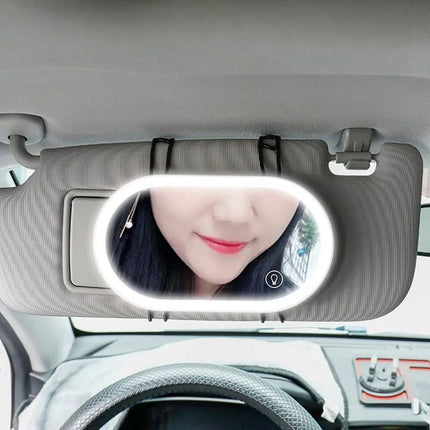 LED Touchscreen Car Vanity Mirror - Wnkrs