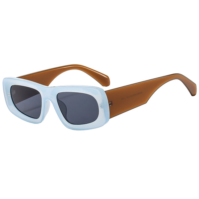 Lunettes de soleil sportives à blocs de couleurs tendance - Protection UV et verres dégradés pour hommes et femmes