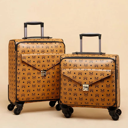 Valise à roulettes légère 14" / 18" - Valises de voyage élégantes pour femmes