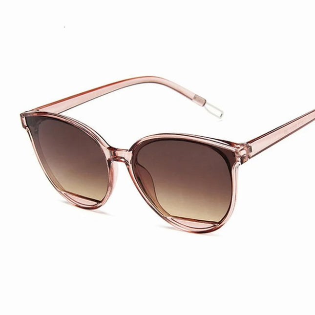 Nueva llegada 2024 Gafas de sol de espejo de metal vintage para mujer