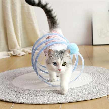 Juguete túnel plegable para gatos