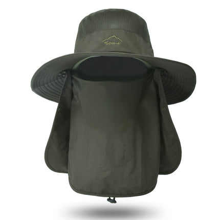 Casquette de pêcheur à protection UV QuickDry avec couvre-cou