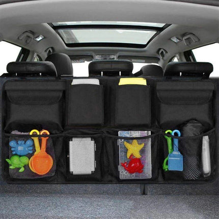 Universal Car Trunk Organizer with Adjustable Backseat Storage Bag - Wnkrs