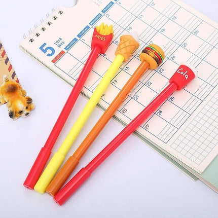 Cute Fast Food-Themed Gel Pen Set - Wnkrs