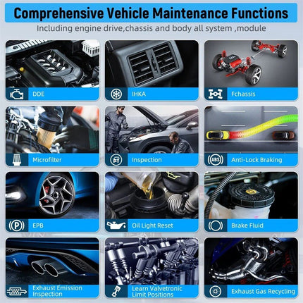 OBD2 Scanner & Diagnostic Tool - Full System Analysis & ECU Reset - Wnkrs