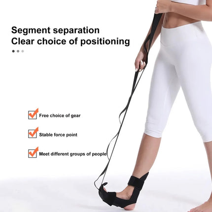 Sangle extensible de yoga multi-boucles haute résistance pour la physiothérapie