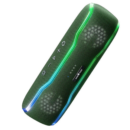 Altavoz Bluetooth: altavoz para exteriores resistente al agua IPX7 de 25 W con luces intermitentes y sonido envolvente estéreo