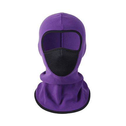 Winter Velvet Warm Breathable Ski Hood with Visor - Unisex Outdoor Cold Weather Gear - Wnkrs