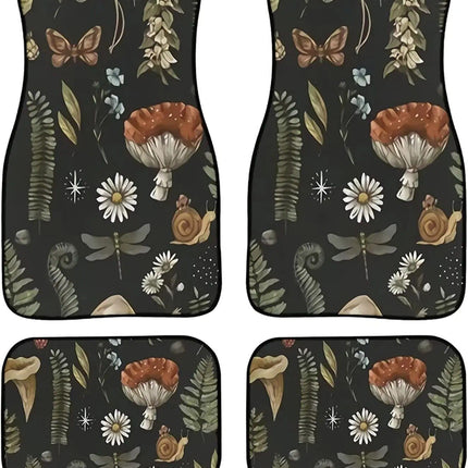 Universal Mushroom Design Car Floor Mats - Wnkrs