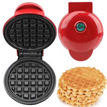 Electric Waffle Maker Machine EU Plug Mini Eggette Breakfast Pot Pan Bubble Egg Cake Oven Waffle Molds - Wnkrs