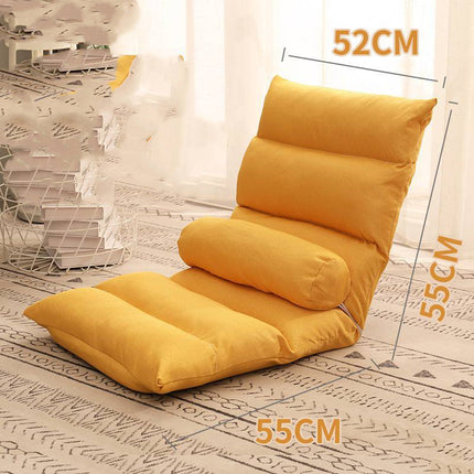 Bed Backrest Floor Small Sofa Folding Single Bay Window Computer Recliner - Wnkrs