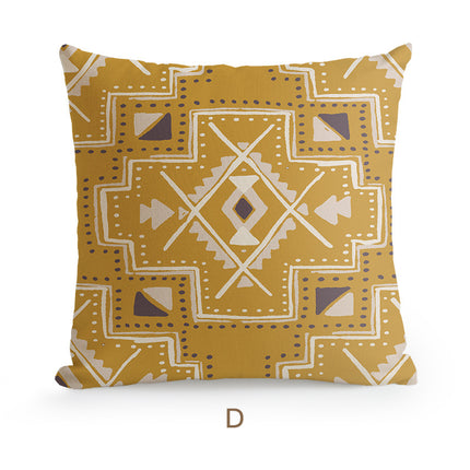 Bohemian Homestay Ethnic Style Pillow Living Room Sofa Cushion Office Pillow Car Backrest Pillow Case - Wnkrs