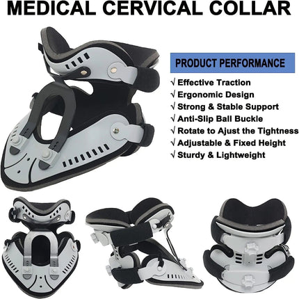 Adjustable Orthopedic Cervical Collar - Neck Support & Pain Relief Brace - Wnkrs