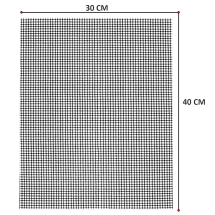 Esterillas de malla antiadherentes reutilizables para parrillas de barbacoa