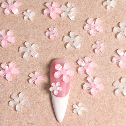 Charms pour nail art en forme de fleur 3D