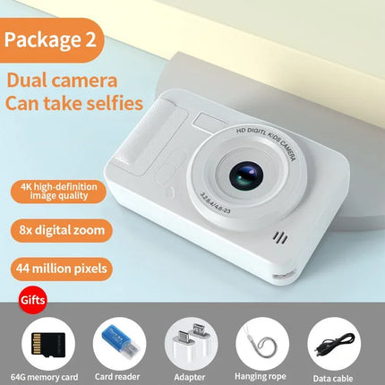 High-Definition 4K Digital Camera for Travel and Selfies